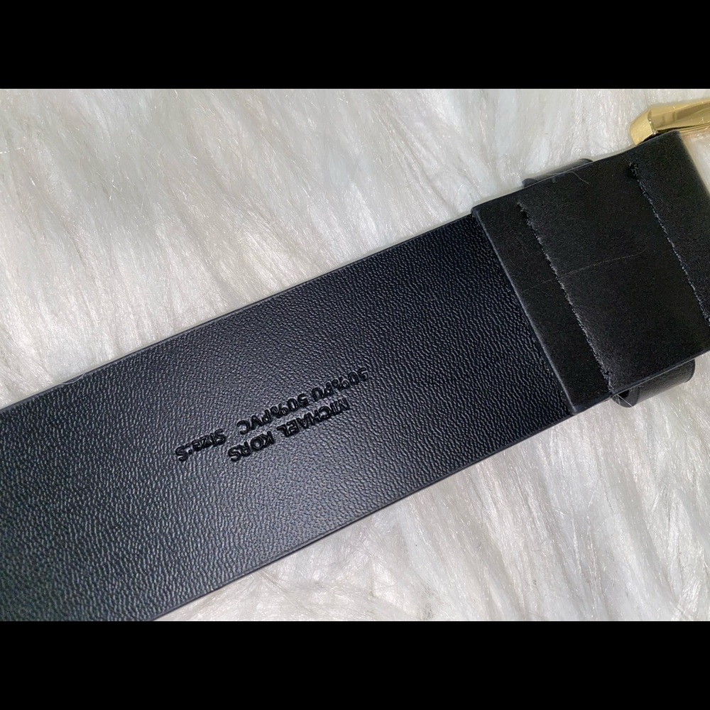 Michael Kors - Black Leather Belt - XS